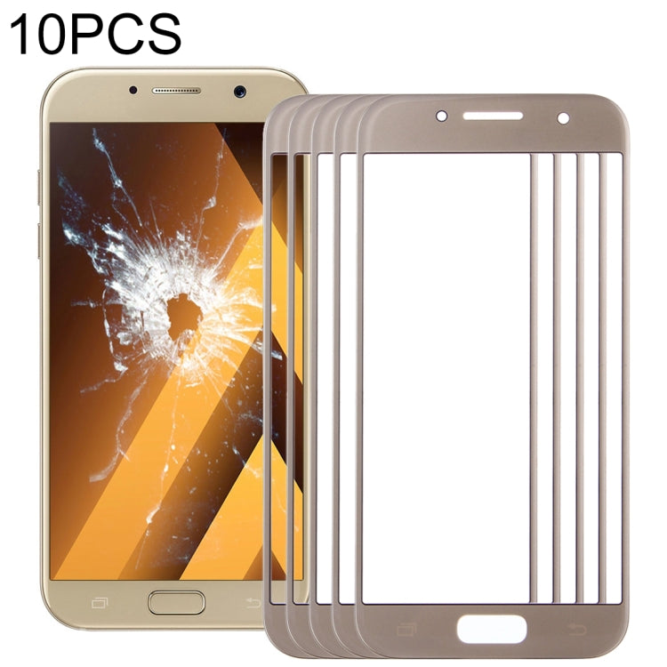 For Samsung Galaxy A7 (2017) / A720 10pcs Front Screen Outer Glass Lens (Gold) - free shipping - PMc TechLife - Order now!