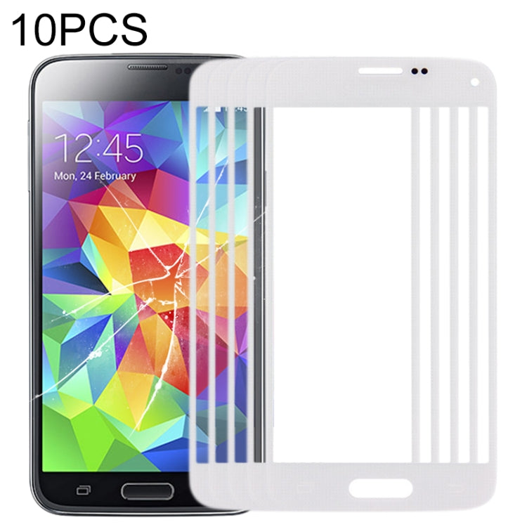 For Samsung Galaxy S5 mini  10pcs Front Screen Outer Glass Lens (White) - free shipping - PMc TechLife - Order now!
