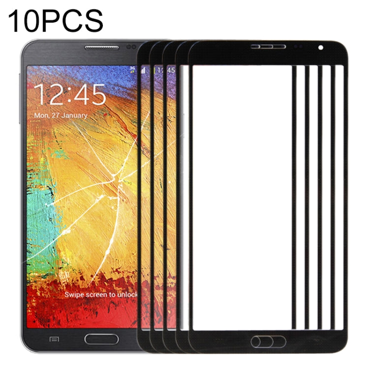 For Samsung Galaxy Note 3 Neo / N7505  10pcs Front Screen Outer Glass Lens (Black) - free shipping - PMc TechLife - Order now!