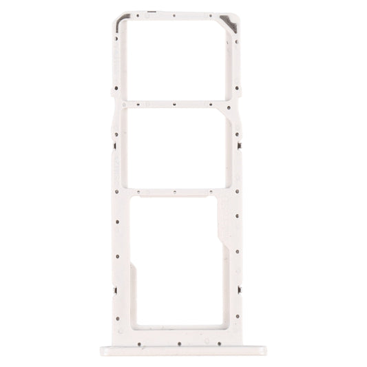 For Samsung Galaxy A02s SM-A025 SIM Card Tray + SIM Card Tray + Micro SD Card Tray (White) - Galaxy A Series Parts by PMC Jewellery | Online Shopping South Africa | PMC Jewellery | Buy Now Pay Later Mobicred