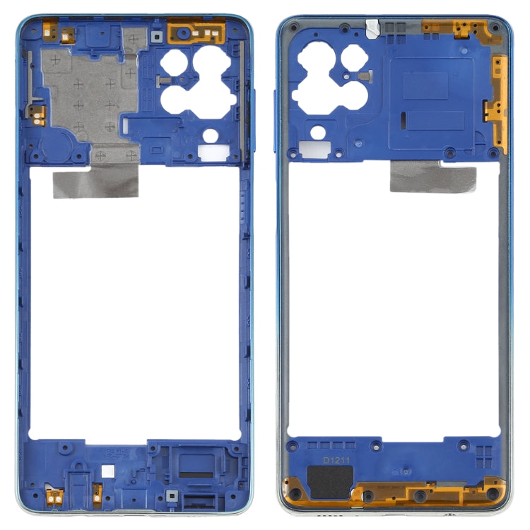 For Samsung Galaxy F62 SM-E625F  Middle Frame Bezel Plate (Blue) - Frame Bezel Plate by PMC Jewellery | Online Shopping South Africa | PMC Jewellery | Buy Now Pay Later Mobicred