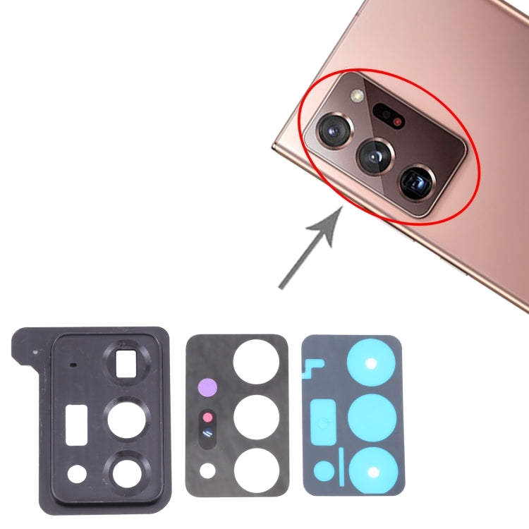 For Samsung Galaxy Note20 Ultra 5G SM-N986 10pcs Camera Lens Cover (Black) - free shipping - PMc TechLife - Order now!