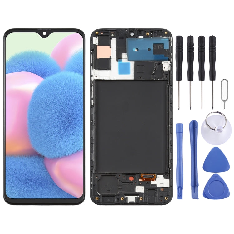 Original Super AMOLED LCD Screen for Samsung Galaxy A30s Digitizer Full Assembly With Frame - free shipping - PMc TechLife - Order now!