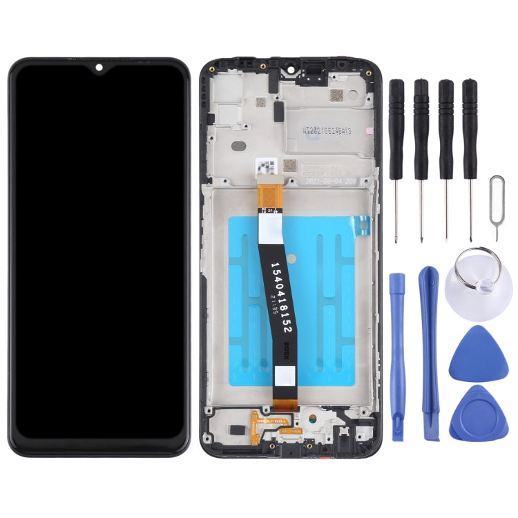 Original LCD Screen for Samsung Galaxy A22 5G SM-A226 Digitizer Full Assembly with Frame (Black) - free shipping - PMc TechLife - Order now!