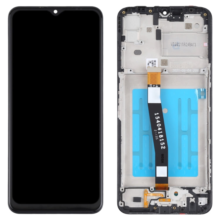 Original LCD Screen for Samsung Galaxy A22 5G SM-A226 Digitizer Full Assembly with Frame (Black) - free shipping - PMc TechLife - Order now!