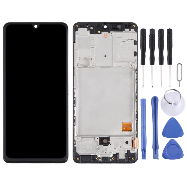 Original Super AMOLED LCD Screen for Samsung Galaxy A41 SM-A415 Digitizer Full Assembly with Frame (Black) - free shipping - PMc TechLife - Order now!