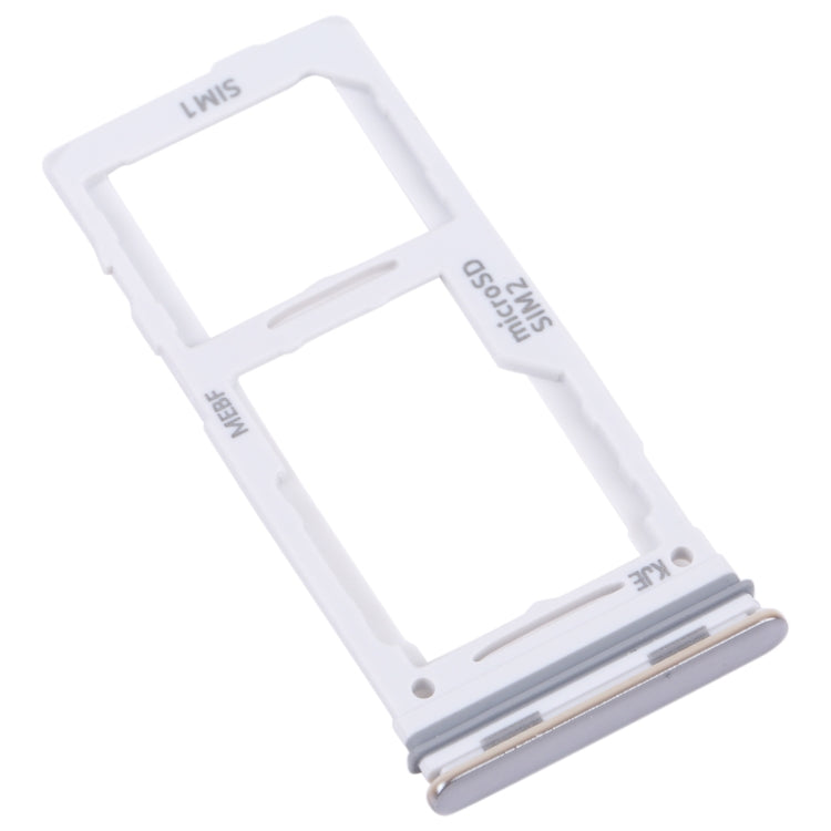 For Samsung Galaxy M52 5G SM-M526B Original SIM Card Tray + SIM Card Tray / Micro SD card tray (White) - Card Socket by PMC Jewellery | Online Shopping South Africa | PMC Jewellery | Buy Now Pay Later Mobicred