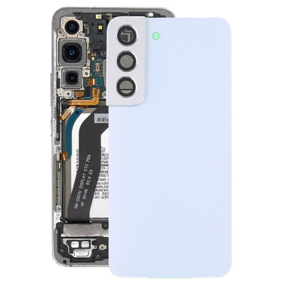 For Samsung Galaxy S22 5G SM-S901B Battery Back Cover with Camera Lens Cover (White) - Back Cover by PMC Jewellery | Online Shopping South Africa | PMC Jewellery | Buy Now Pay Later Mobicred