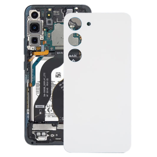 For Samsung Galaxy S23 SM-S911B OEM Glass Battery Back Cover(White) - Back Cover by PMC Jewellery | Online Shopping South Africa | PMC Jewellery