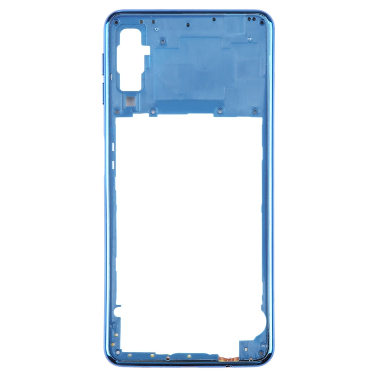 For Samsung Galaxy A7 2018 SM-A750 Middle Frame Bezel Plate (Blue) - Frame Bezel Plate by PMC Jewellery | Online Shopping South Africa | PMC Jewellery