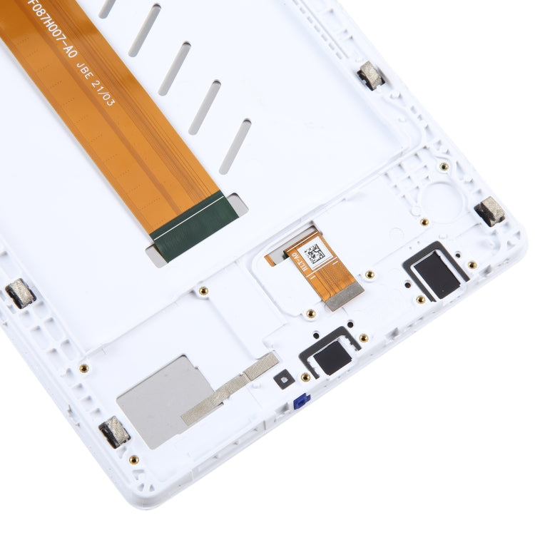 For Samsung Galaxy Tab A7 Lite SM-T220 WiFi Edition Original LCD Screen Digitizer Full Assembly with Frame (White) - free shipping - PMc TechLife - Order now!