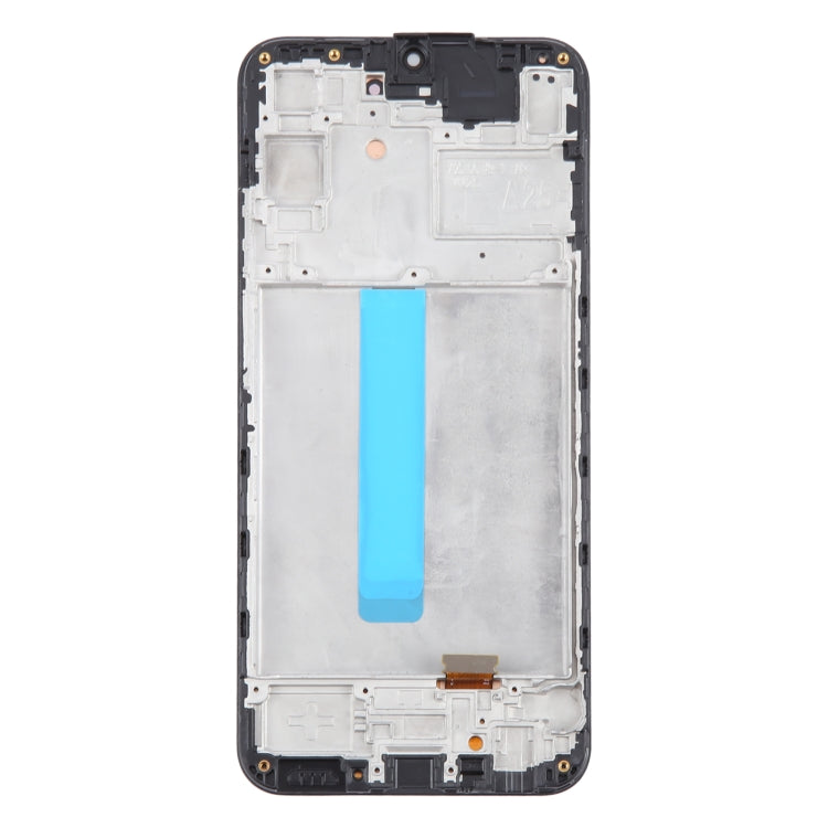 For Samsung Galaxy A25 SM-A256B 6.43 inch OLED LCD Screen Digitizer Full Assembly with Frame (Black) - free shipping - PMc TechLife - Order now!