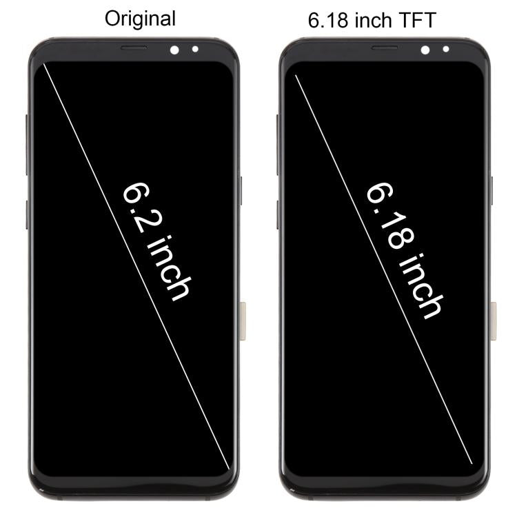 For Samsung Galaxy S8+ SM-G955F 6.18 inch TFT LCD Screen Digitizer Full Assembly with Frame (Black) - free shipping - PMC TechLife - Order now!