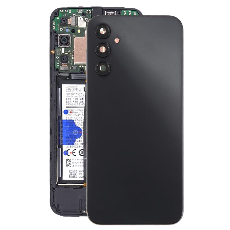 For Samsung Galaxy A14 5G SM-A146B Back Cover with Camera Lens Cover(Black) - free shipping - PMC TechLife - Order now!