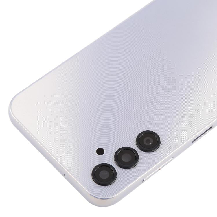 For Samsung Galaxy A14 5G SM-A146B Back Cover with Camera Lens Cover(Silver) - free shipping - PMC TechLife - Order now!