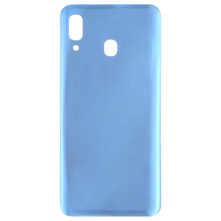 For Galaxy A30 SM-A305F/DS, A305FN/DS, A305G/DS, A305GN/DS Battery Back Cover (Blue) - Back Cover by PMC Jewellery | Online Shopping South Africa | PMC Jewellery | Buy Now Pay Later Mobicred