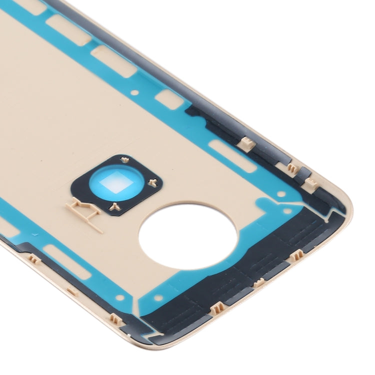 Battery Back Cover for Motorola Moto E5 (Gold) - Back Cover by PMc TechLife | Online Shopping South Africa | PMc TechLife | Buy Now Pay Later Mobicred