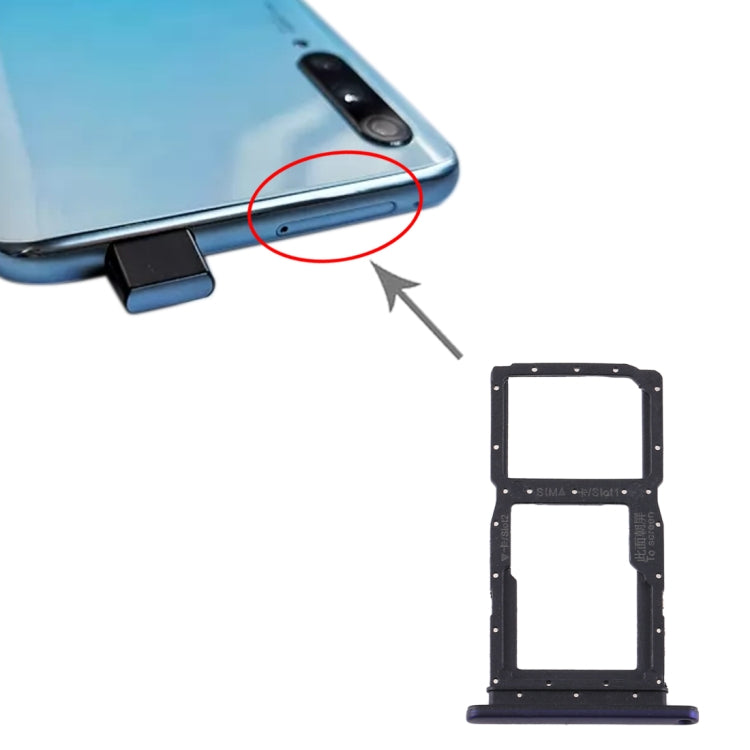 SIM Card Tray + SIM Card Tray / Micro SD Card Tray for Huawei Y9s 2020 (Purple) - free shipping - PMc TechLife - Order now!