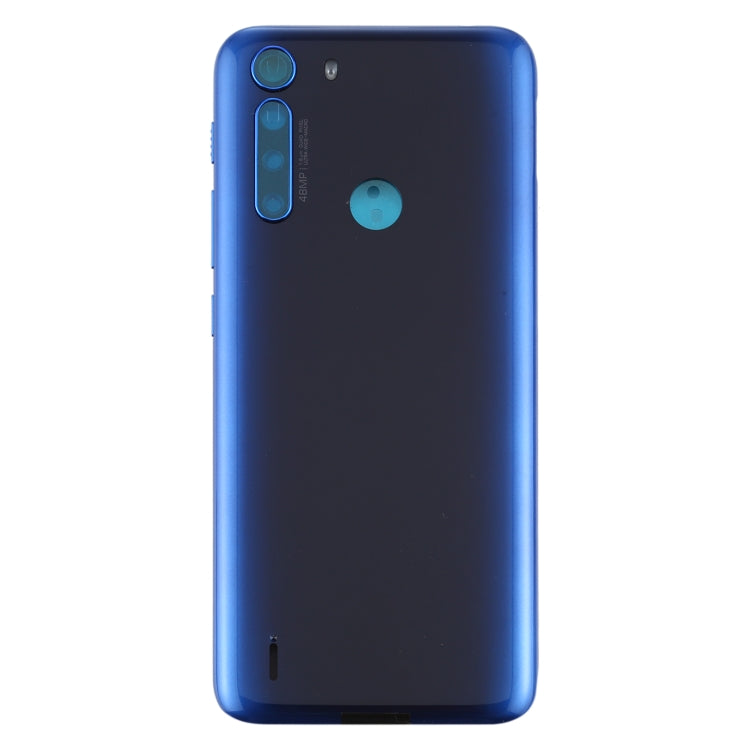 Battery Back Cover for Motorola One Fusion (Blue) - Back Cover by PMC Jewellery | Online Shopping South Africa | PMC Jewellery | Buy Now Pay Later Mobicred