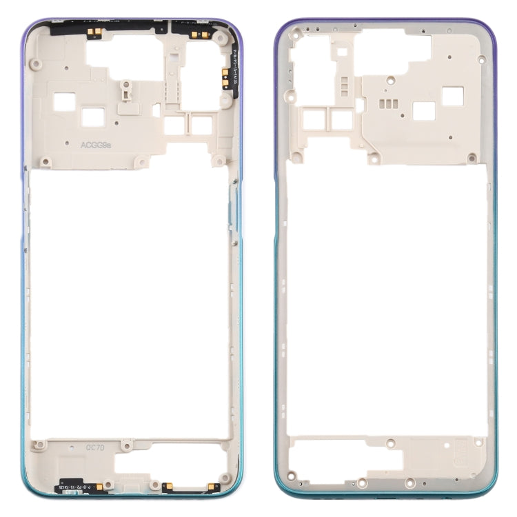 For OPPO A52 CPH2061 / CPH2069 (Global) / PADM00 / PDAM10 (China) Middle Frame Bezel Plate (Black) - Frame Bezel Plate by PMC TechLife | Online Shopping South Africa | PMC TechLife | Buy Now Pay Later Mobicred