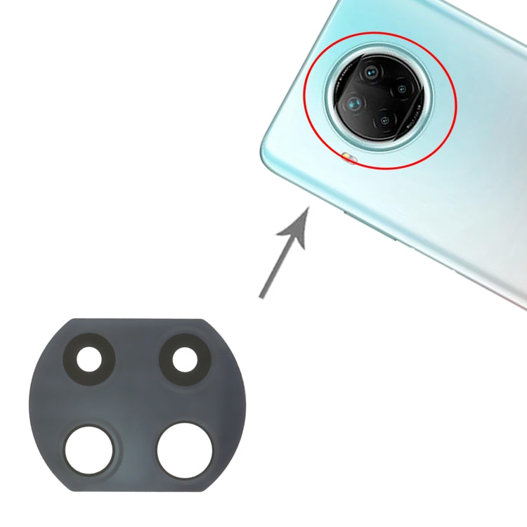 10 PCS Back Camera Lens for Xiaomi Redmi Note 9 Pro 5G M2007J17C - Camera by PMc TechLife | Online Shopping South Africa | PMc TechLife | Buy Now Pay Later Mobicred
