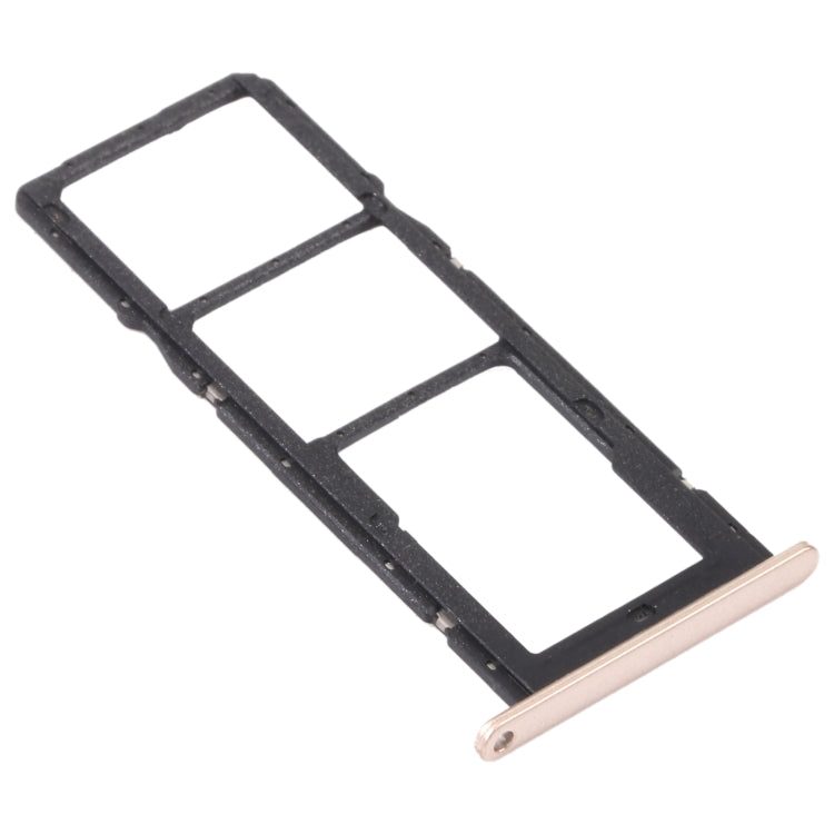 SIM Card Tray + SIM Card Tray + Micro SD Card Tray for Huawei Y7a (Gold) - Card Socket by PMc TechLife | Online Shopping South Africa | PMc TechLife | Buy Now Pay Later Mobicred