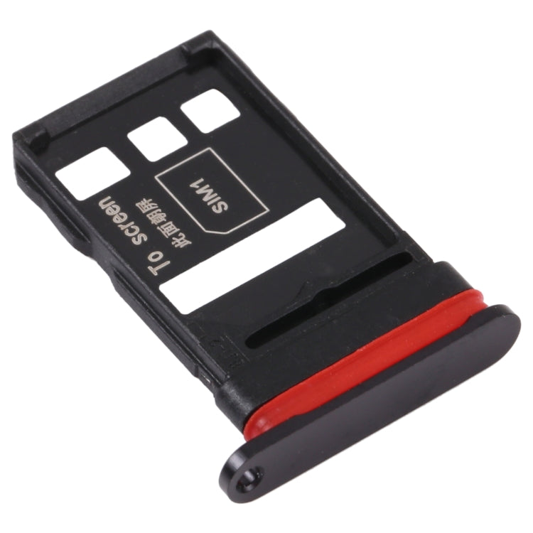 SIM Card Tray + SIM Card Tray for Huawei Nova 7 Pro 5G (Black) - Card Socket by PMc TechLife | Online Shopping South Africa | PMc TechLife | Buy Now Pay Later Mobicred