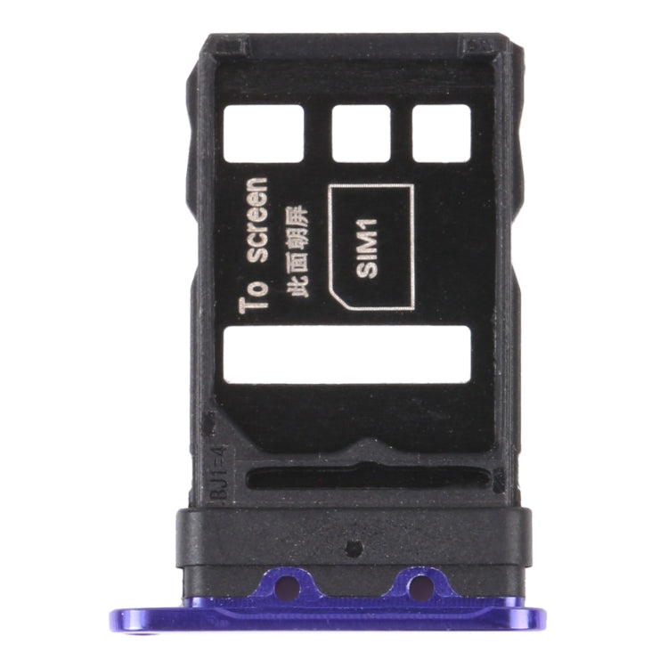 SIM Card Tray + SIM Card Tray for Huawei Nova 7 Pro 5G (Purple) - Card Socket by PMc TechLife | Online Shopping South Africa | PMc TechLife | Buy Now Pay Later Mobicred