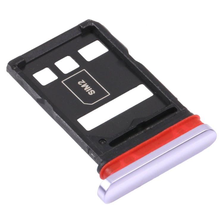 SIM Card Tray + SIM Card Tray for Huawei Nova 7 5G (Silver) - Card Socket by PMc TechLife | Online Shopping South Africa | PMc TechLife | Buy Now Pay Later Mobicred