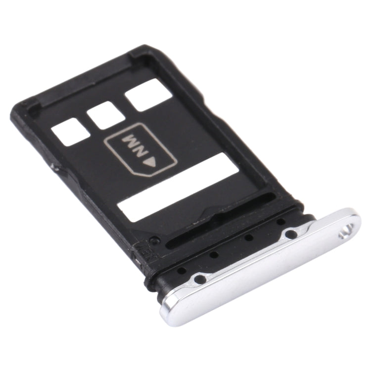 SIM Card Tray + NM Card Tray for Huawei P40 Pro+ (Silver) - free shipping - PMc TechLife - Order now!