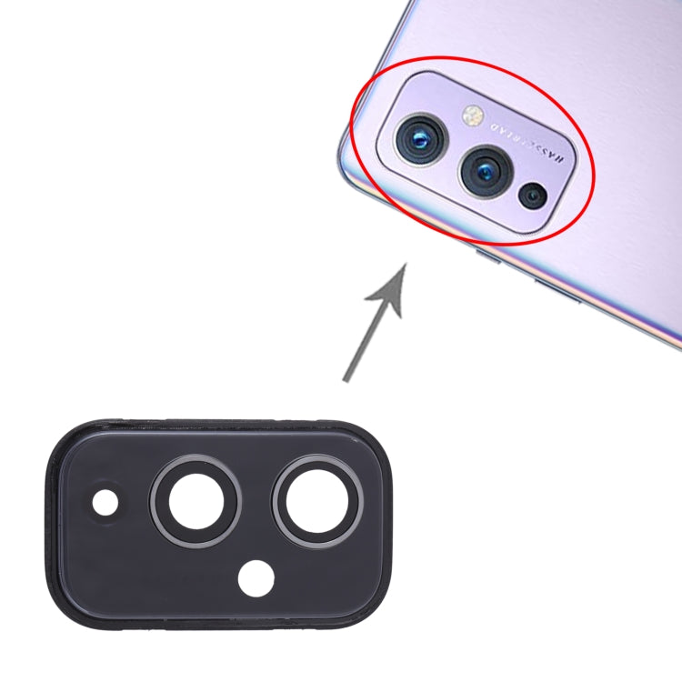 For OnePlus 9 (EU/NA) Camera Lens Cover (Black) - Camera Series by PMC TechLife | Online Shopping South Africa | PMC TechLife | Buy Now Pay Later Mobicred