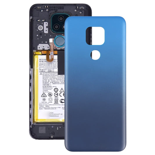 Battery Back Cover for Motorola Moto G Play (2021) (Blue) - Back Cover by PMC Jewellery | Online Shopping South Africa | PMC Jewellery | Buy Now Pay Later Mobicred