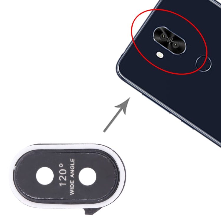Camera Lens Cover for Asus Zenfone 5 Lite ZC600KL (Black) - Camera by PMC TechLife | Online Shopping South Africa | PMC TechLife