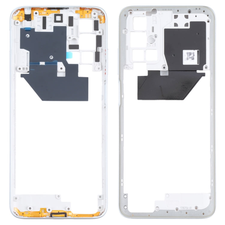 Middle Frame Bezel Plate for Xiaomi Redmi 10 (White) - Frame Bezel Plate by PMc TechLife | Online Shopping South Africa | PMc TechLife | Buy Now Pay Later Mobicred