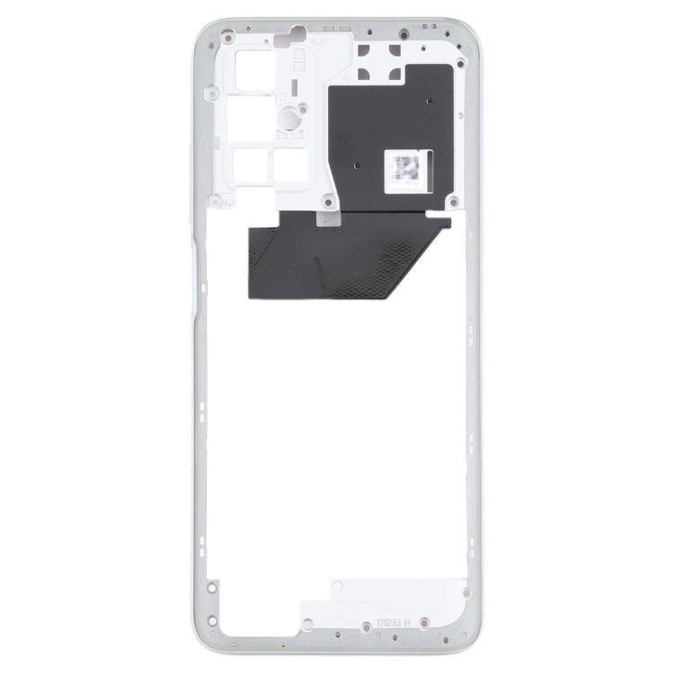 Middle Frame Bezel Plate for Xiaomi Redmi 10 (White) - Frame Bezel Plate by PMc TechLife | Online Shopping South Africa | PMc TechLife | Buy Now Pay Later Mobicred