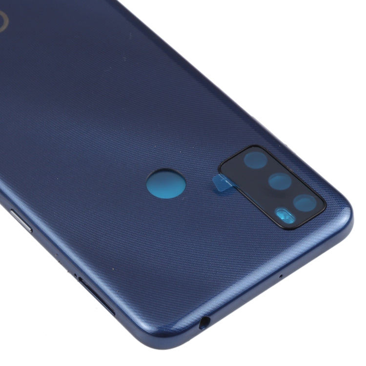 For Alcatel 1S (2021) 6025 Battery Back Cover  (Blue) - Back Cover by PMC TechLife | Online Shopping South Africa | PMC TechLife | Buy Now Pay Later Mobicred