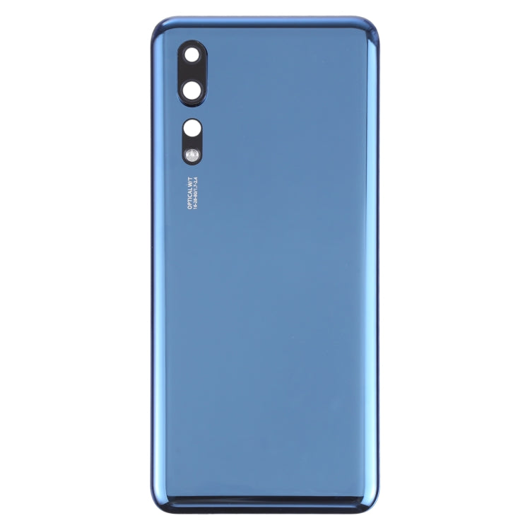 Glass Battery Back Cover for ZTE Axon 10 Pro(Blue) - For ZTE by PMC Jewellery | Online Shopping South Africa | PMC Jewellery | Buy Now Pay Later Mobicred