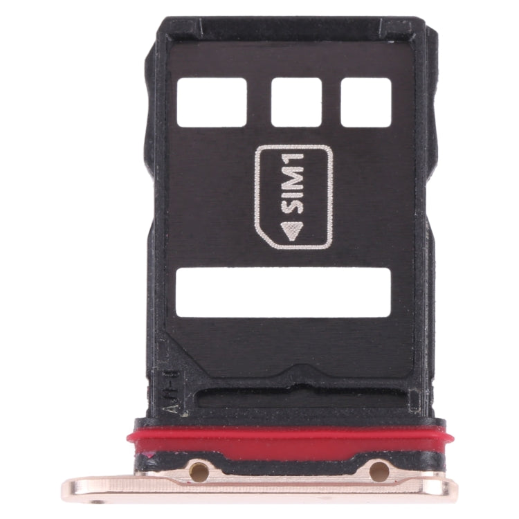 SIM Card Tray + NM Card Tray for Huawei Mate 40 Pro+ (Gold) - Card Socket by PMc TechLife | Online Shopping South Africa | PMc TechLife | Buy Now Pay Later Mobicred