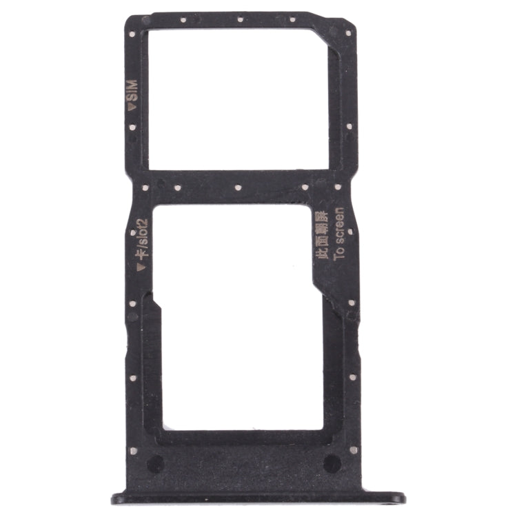 SIM Card Tray + SIM Card Tray / Micro SD Card Tray for Huawei Enjoy 20 5G (Black) - Card Socket by PMc TechLife | Online Shopping South Africa | PMc TechLife | Buy Now Pay Later Mobicred