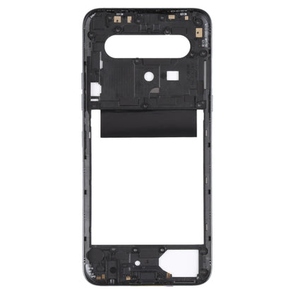 Middle Frame Bezel Plate for LG K61 LMQ630EAW, LM-Q630EAW, LM-Q630 (Black) - For LG by PMC Jewellery | Online Shopping South Africa | PMC Jewellery | Buy Now Pay Later Mobicred