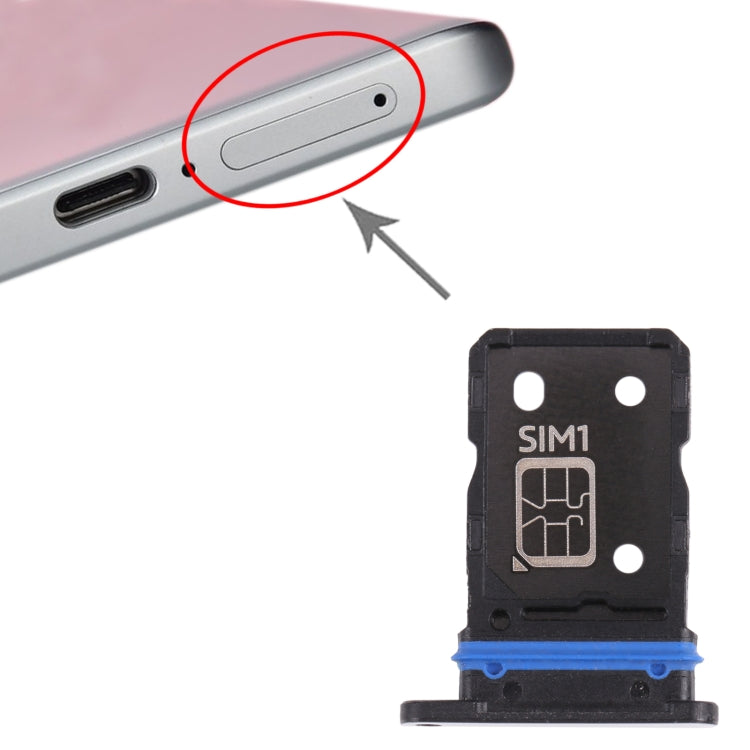 For vivo X70 V2133A V2104 SIM Card Tray + SIM Card Tray (Silver) - Card Socket by PMc TechLife | Online Shopping South Africa | PMc TechLife | Buy Now Pay Later Mobicred