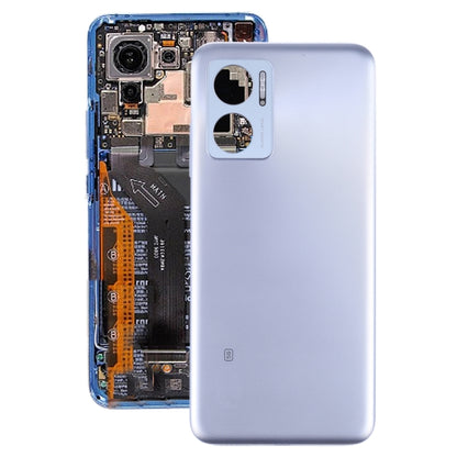Original Battery Back Cover for Xiaomi Redmi Note 11E(Silver) - Back Cover by PMC Jewellery | Online Shopping South Africa | PMC Jewellery | Buy Now Pay Later Mobicred