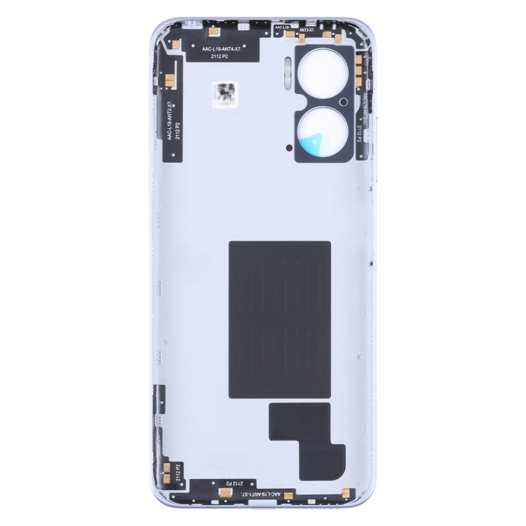 Original Battery Back Cover for Xiaomi Redmi Note 11E(Silver) - Back Cover by PMC Jewellery | Online Shopping South Africa | PMC Jewellery | Buy Now Pay Later Mobicred