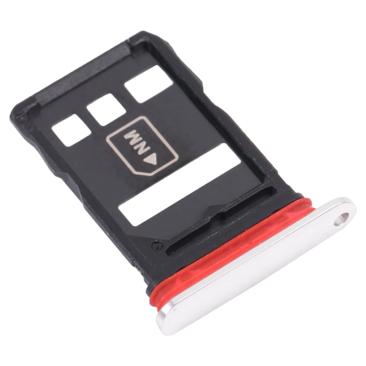 SIM Card Tray + NM Card Tray for Huawei Mate 40E 5G (Silver) - Card Socket by PMc TechLife | Online Shopping South Africa | PMc TechLife | Buy Now Pay Later Mobicred