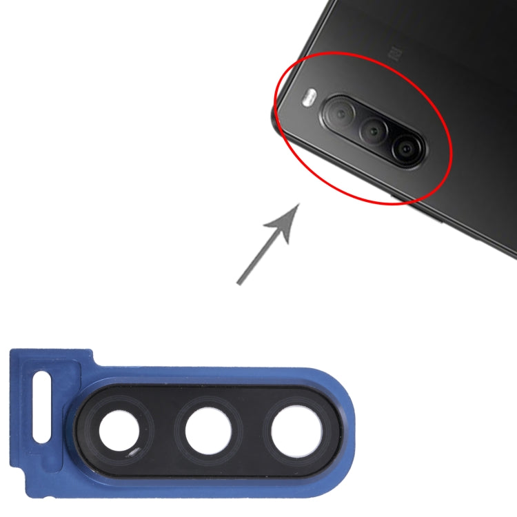 Camera Lens Cover for Sony Xperia 10 II (Blue) - Camera by PMC TechLife | Online Shopping South Africa | PMC TechLife | Buy Now Pay Later Mobicred