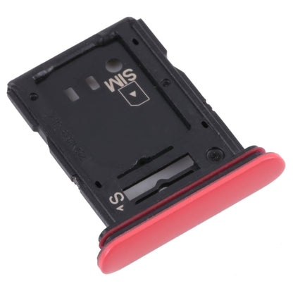 SIM Card Tray + Micro SD Card Tray for Sony Xperia 10 III (Red) - Camera by PMC Jewellery | Online Shopping South Africa | PMC Jewellery | Buy Now Pay Later Mobicred