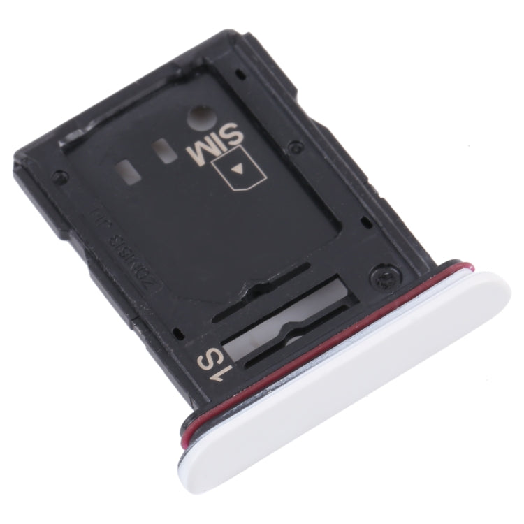 SIM Card Tray + Micro SD Card Tray for Sony Xperia 10 III (White) - Camera by PMC TechLife | Online Shopping South Africa | PMC TechLife | Buy Now Pay Later Mobicred