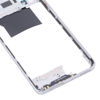 Middle Frame Bezel Plate for Xiaomi Poco X4 Pro 5G/Redmi Note 11E Pro(Silver) - Frame Bezel Plate by PMC Jewellery | Online Shopping South Africa | PMC Jewellery | Buy Now Pay Later Mobicred