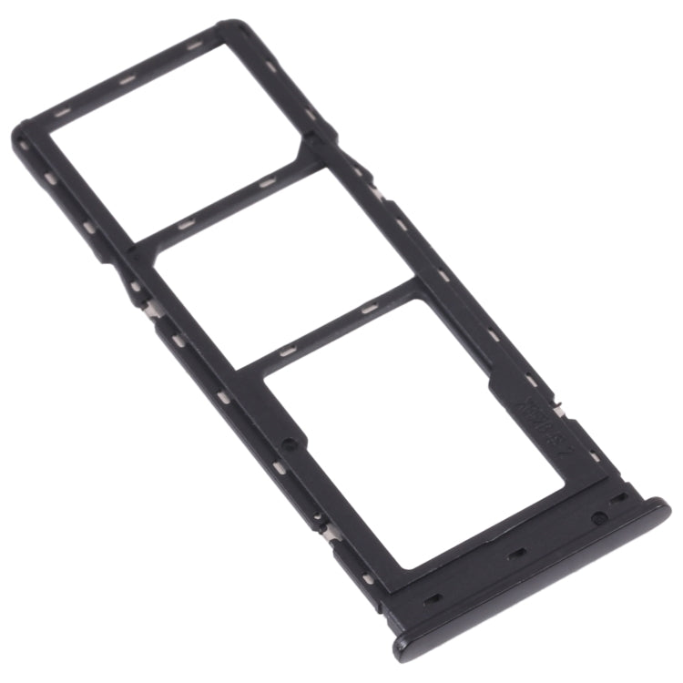 For Tecno Camon 16 CE7 CE7J CE9H SIM Card Tray + SIM Card Tray + Micro SD Card Tray (Black) - Card Tray by PMc TechLife | Online Shopping South Africa | PMc TechLife | Buy Now Pay Later Mobicred