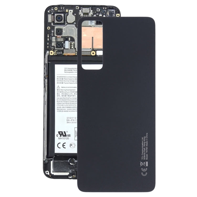 Battery Back Cover for TCL 30/30+(Black) - For TCL by PMC TechLife | Online Shopping South Africa | PMC TechLife | Buy Now Pay Later Mobicred